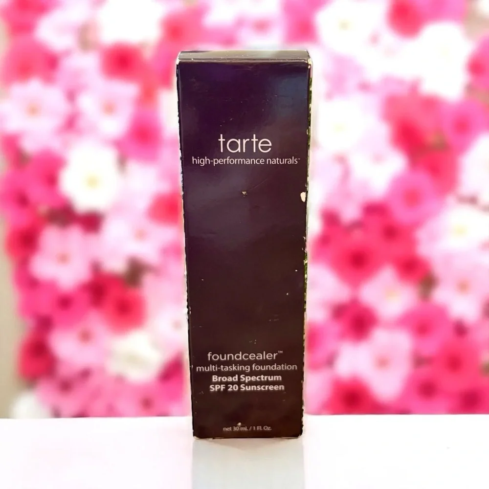 💎 Tarte Babassu Foundcealer Dewy Foundation SPF 20 in Shade 60H Mahogany